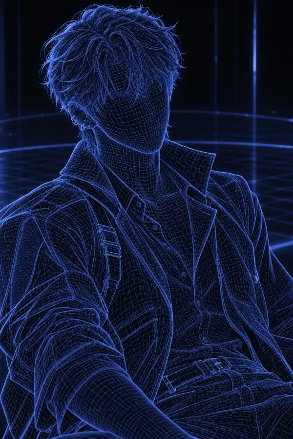 Hidden silhouette of Trainee 01, signature color Navy