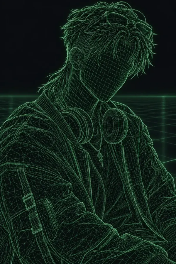 Hidden silhouette of Trainee 07, signature color Forest Green